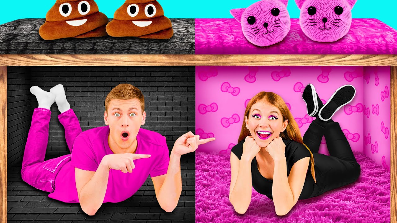 ベッドの下の秘密の部屋 | クリエイティブなデコレーションハック PaRaRa Challenge