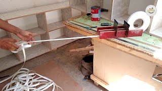 Download lagu Homemade Edge Banding Machine | Apply PVC edge banding | edge bander mdf | WoodWorking mp3