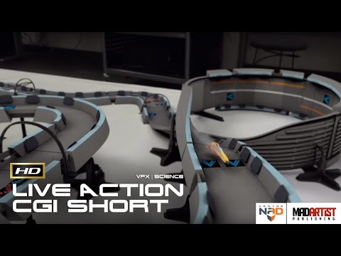 Live Action CGI VFX Animated Short “CONTROLLED QUANTUM LEVITATION” Scientific film by Centre NAD