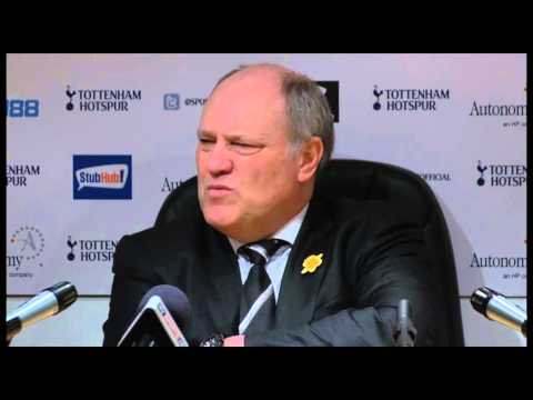 Tottenham v Fulham 0-1 | Martin Jol post match interview | 17th March 2013