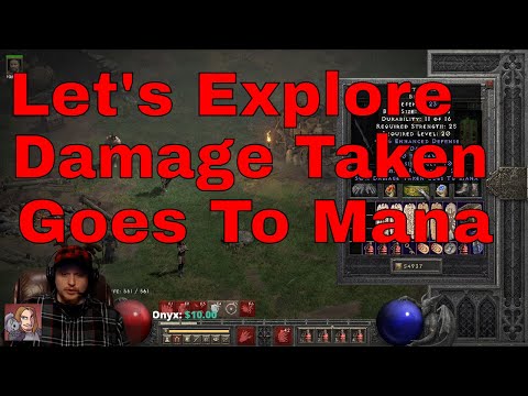 D2R - How Does "Damage Taken Goes To Mana" Really Work? (Let's Find out)