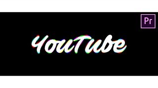 Wave Distort Text Intro in Adobe Premiere Pro CC (Tutorial)