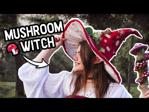 I Made a Mushroom Witch Hat for the ✨Whimsy✨