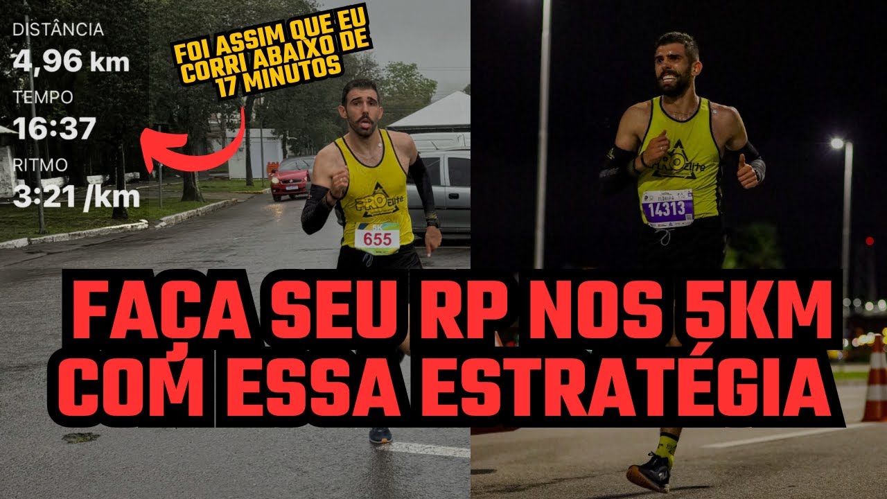 A estratégia para correr provas de 5km