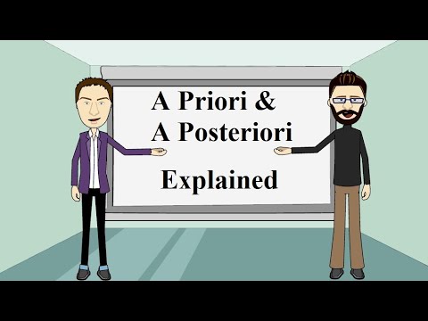 How do you use a priori?