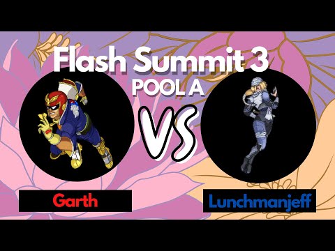 Flash Summit 3: Pool A - Garth (Captain Falcon) vs Lunchmanjeff (Sheik)