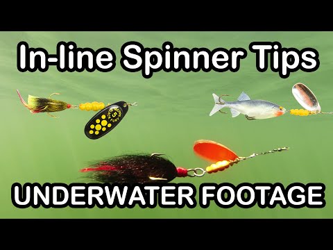 Inline Spinner Fishing Lure Tips and How To Fish Spinners (underwater fishing lures)