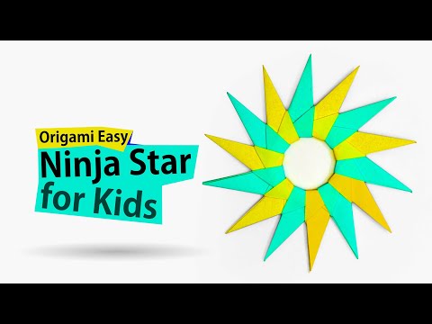 Origami Shuriken Origami Ninja Star Tutorial