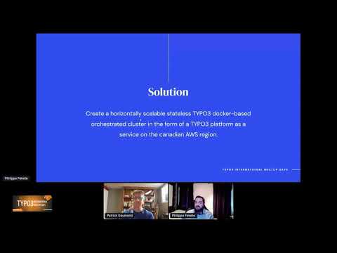 T3IMD20 | TYPO3 International Meetup Days 2020 | TYPO3 and the Québec Government - A success story