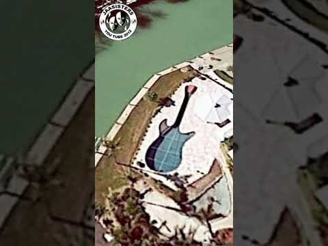 GUITAR POOL IN GOOGLE EARTH #amazingshorts  #googleearthshorts  #youtube  #youtubeshorts  #shorts