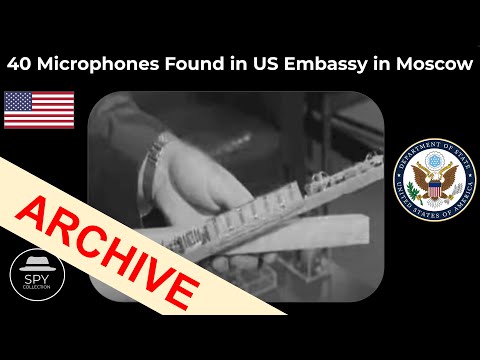 40 Microphones Found in US Embassy in Moscow (May 1964)