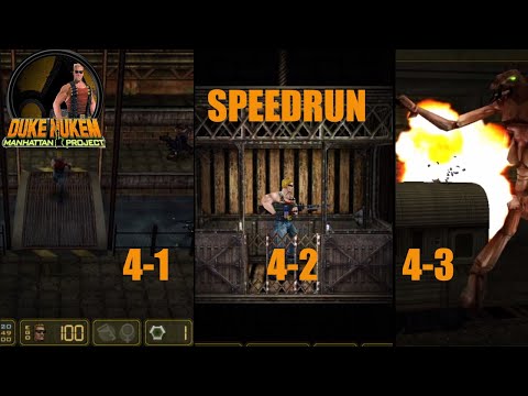 Duke Nukem: Manhattan Project speedruns - 3 ILs (Ch.4 - Unholy Underground) - any% Hard (2021)