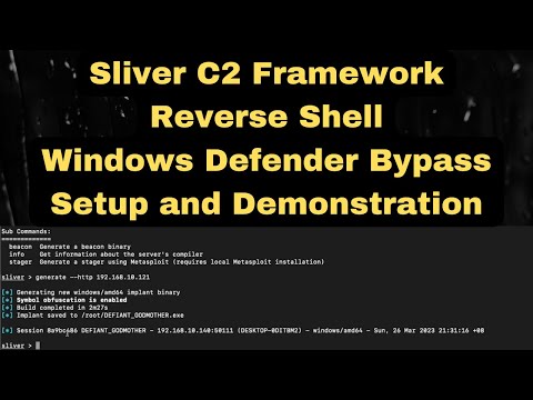 Hacking Windows with Sliver C2 - Setup Demonstration with Windows Defender Bypass