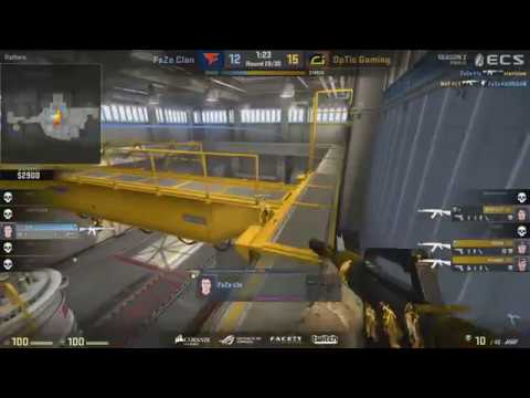 k1o's Clutch: 4K with M4A1-S and HE Grenade on Nuke vs OpTic @ ECS Season 2