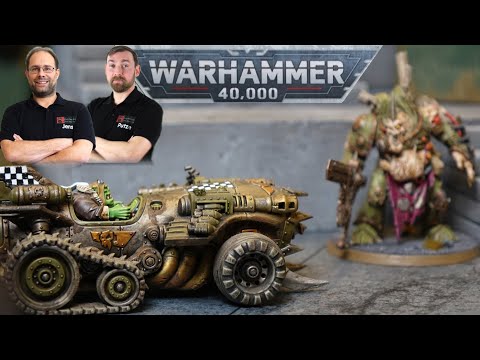 Warhammer 40K Spielbericht Orks vs. Deathguard Revanche/ ULTRA spannend (Team Chefoberboss Batrep)