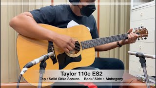 Video thumbnail for Taylor 110e ES2 by top acoustic