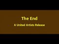 The End A United Artists Release 1958