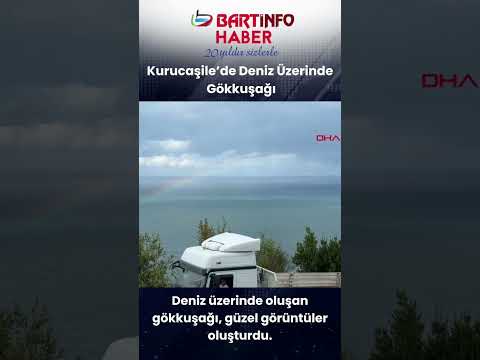 Kurucaşile'de Deniz Üzerinde gökkuşağı 🌈