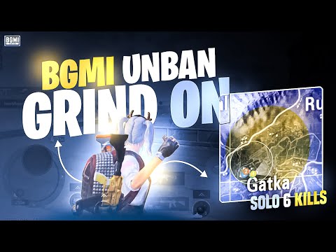 IGL Pov | BGMI UNBAN | Grind On | Solo 6 Finishes | Erangel Domination | Team Invibe | FraGie | #igl