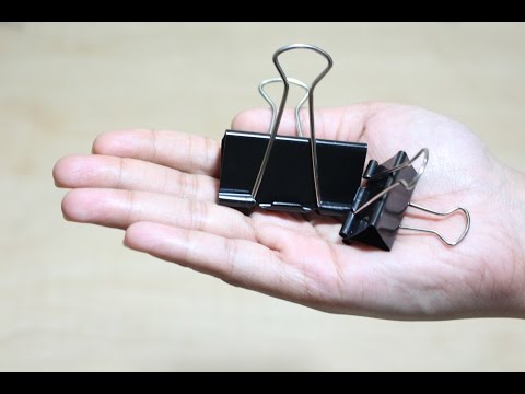 How to make a Binder Clips Gun and that shoots Binder Clips