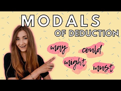MODALS OF DEDUCTION | how to use MAY, MIGHT, COULD, MUST, CAN'T for deduction | HOW TO ENGLISH