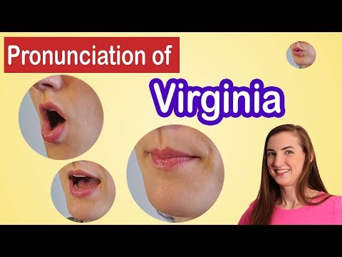 How to pronounce Virginia, American English Pronunciation Lesson