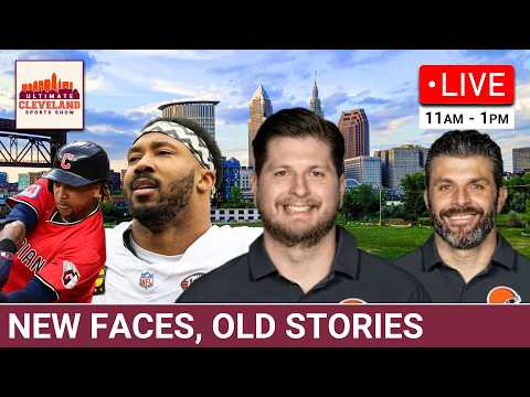 Myles Garrett's speeding ticket, new Browns' coaches 1st presser & Jose Ramirez is still UNDERRATED