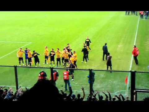 De Graafschap - Vitesse 0-1 victory celebration @De Vijverberg