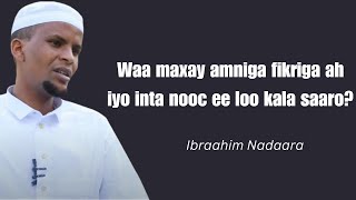Waa maxay amniga fikriga ah iyo inta nooc ee loo kala saaro?