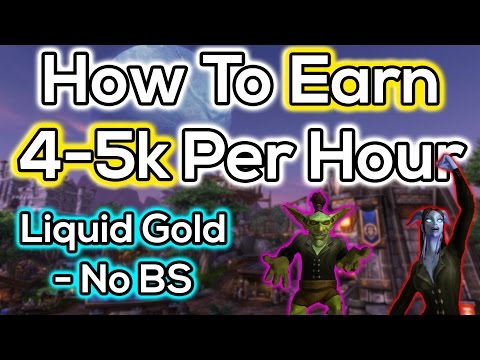WoD 6.1+ Gold Farming: 4000 - 5000 Liquid Gold Per Hour (Pandaria!)