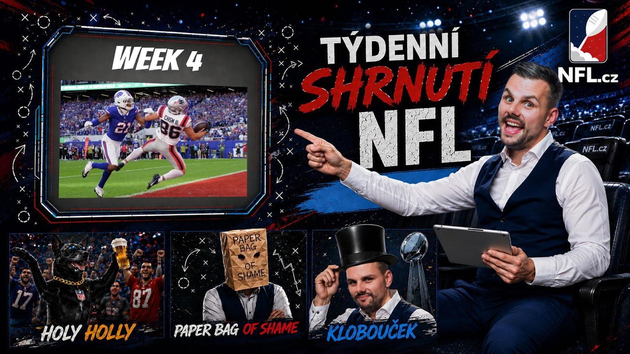náhled Týdenní shrnutí NFL – Week 4/2026