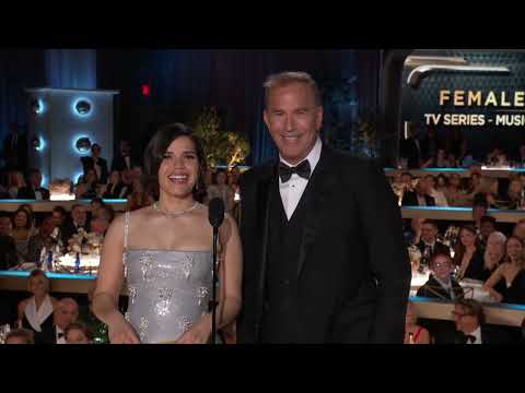 America Ferrera & Kevin Costner Present Best Television Female Actor – Musical/Comedy Series