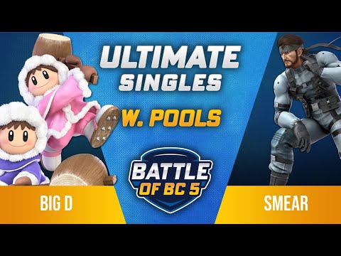 Big D (Ice Climbers) vs Smear (Snake) - Ultimate Singles Winners Pools - Battle of BC 5