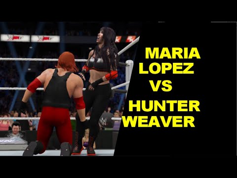 WWE 2K17 Maria Lopez vs Hunter Weaver