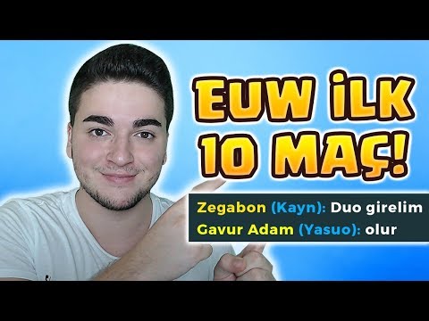 DUO TEKLİFİMİ KABUL ETTİ KAZANDIK! | EUW İLK DERECELİ MAÇIM | Zegabon