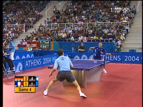 2004 Olympics (ms-r32) BOLL Timo - CHILA Patrick [Highlights]