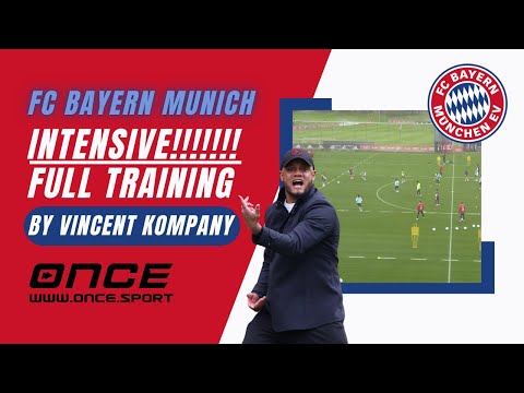 FC Bayern Munich - intensive full training by Vincent Kompany