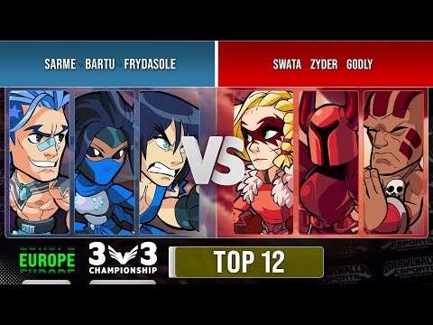 Sarme, FryDasOle & bartu VS Swata, zyder & Godly - Top 12 - EU - 3v3 Championship 2022