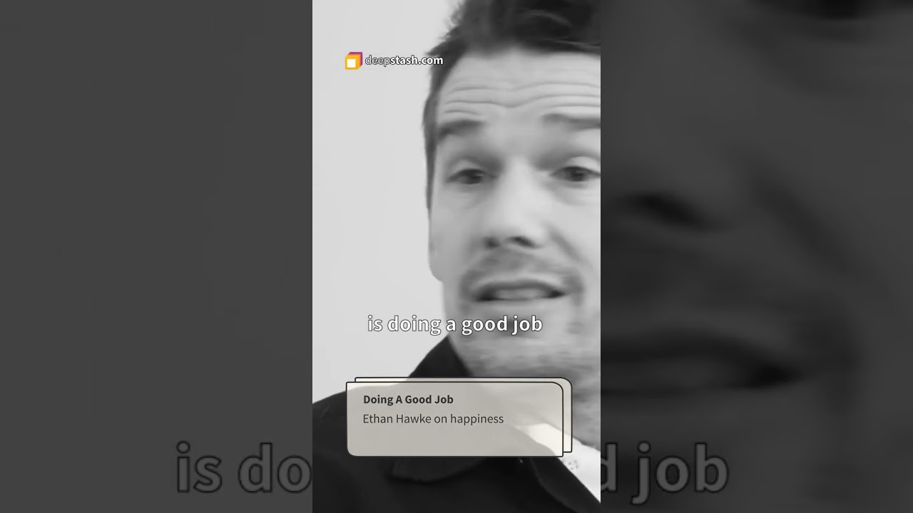 Ethan Hawke - Doing a good job #shorts