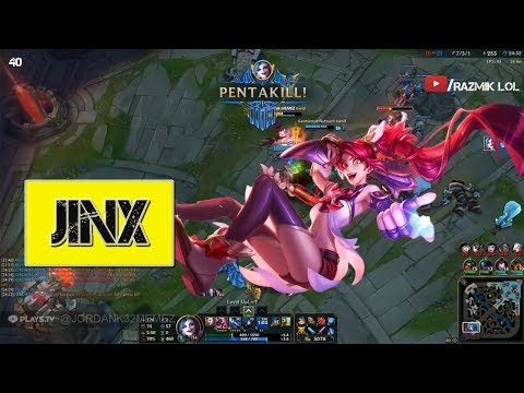 Jinx Montage 40 - Best Jinx Outplays
