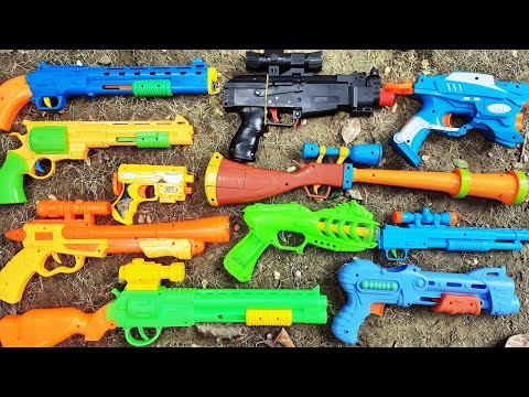 A Lot of Toy Guns - Toy Pistols in the 3 Box.toys gun.soft gun Nerf War | Amusement Park Collection