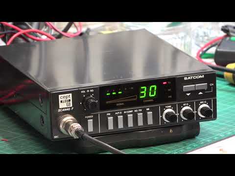 Satcom Scan 40F UK PR27GB CB radio ~(mobile) - On The Air test