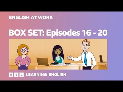 BOX SET: English at Work - episodes 16-20. Learn lots of business English vocabulary and phrases!