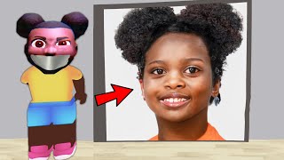 NO ONE SEEN HER REAL LIFE FACE!