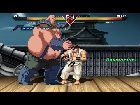 RYU VS HEART - VERY INCREDIBLY EXCITING FIGHT !