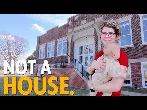 The Reality of Living in an Old Elementary School (+ a new baby!!)