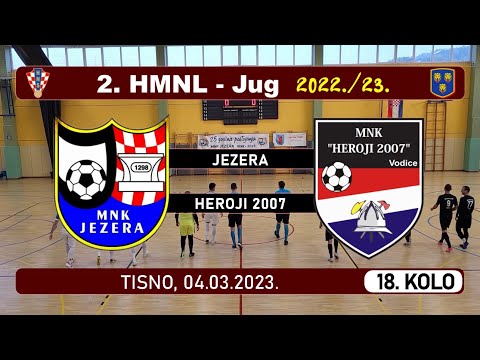 2. HMNL Jug: JEZERA - HEROJI 2007  4:2, 04.03.2023.