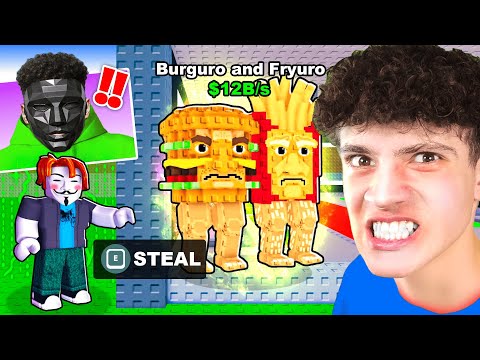 HATER wants to SCAM MY 0.1% BRAINROTS but then ... Steal A Brainrot