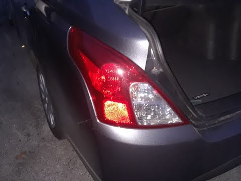 Nissan Versa Tail Light and Bulb Replacement Procedure