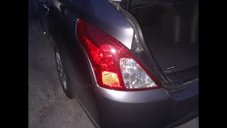 Nissan Versa Tail Light and Bulb Replacement Procedure